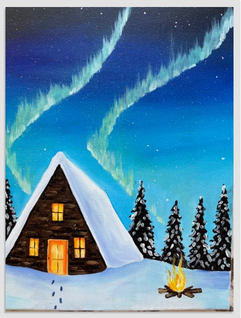 Cozy Cabin Paint and Sip