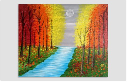Autumn Daze Paint and Sip Painting Event