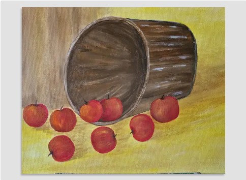 Enjoy Painting at this Fun “Barrel of Apples” Paint and Sip Event