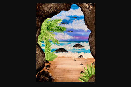 Easy California Cave Paint Night