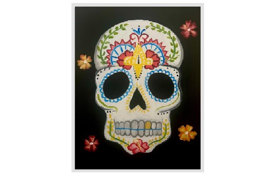 Calavera Sugar Skull – Paint and Sip