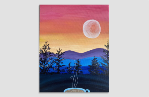 Join our Campground Morning Paint and Sip Painting Event