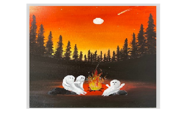 Ghost Camping Paint and Sip