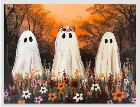 “Ghosts in the Meadow” Paint & Sip