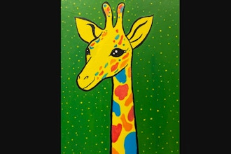 Painting & Kiddos: Giraffe (Live Online)