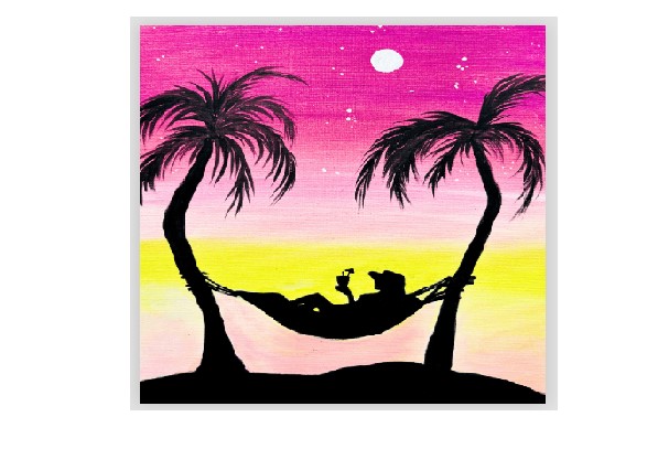 “Mahalo” – Paint and Sip