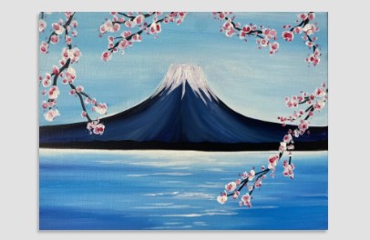 Mt.Fuji Paint and Sip Night