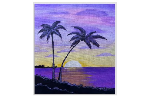 Purple Skies – Paint and Sip