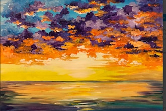 Purple Sky Beginner Painting Classes San Diego Coursehorse Painting Vino