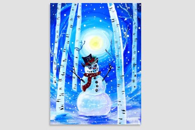 Snowman Paint Night