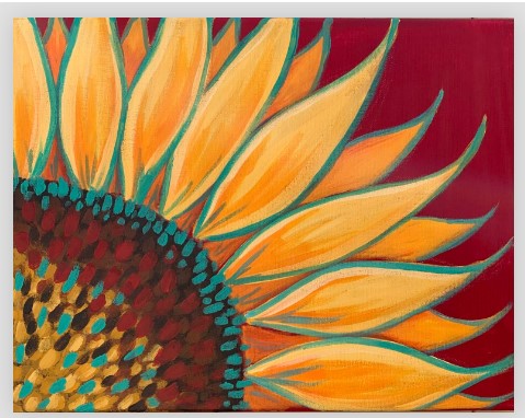 Sunflower Season- Paint and Sip