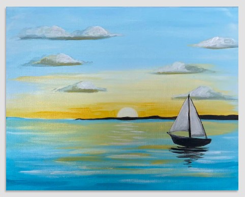 “Sunset Sail ” – Paint and Sip