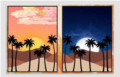 Sunset or Moonrise
