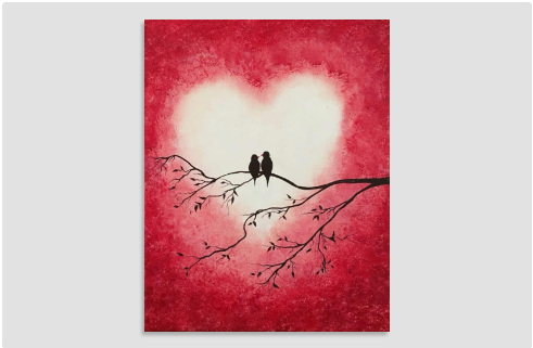 Valentine’s Paint and Sip
