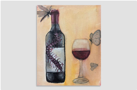 Wine Glass Paint and Sip