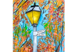 Autumn Street Light