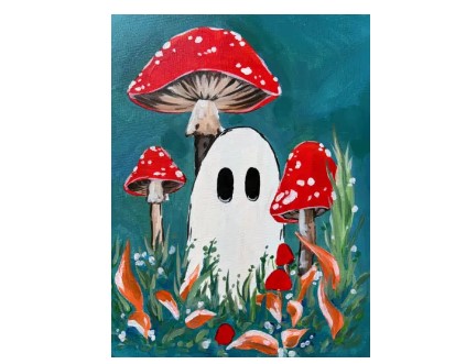 Ghostly Gardens Paint and Sip