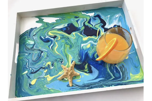 Abstract Pour Painting Beginner Painting Classes Los Angeles