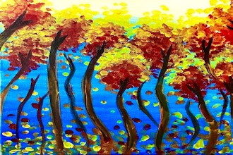 Trees Live Online Beginner Painting Classes San Diego Coursehorse Painting Vino