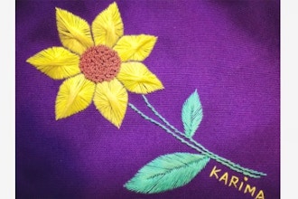 Embroidery with Karima