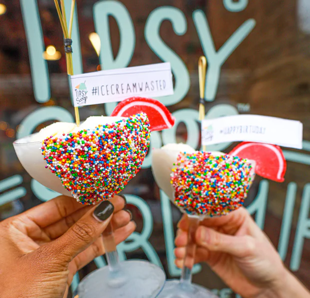 Valentine's Day Ice Cream Cocktail Mixology
