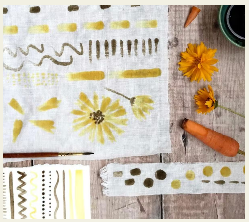 Modern Calligraphy with Floral Watercolors