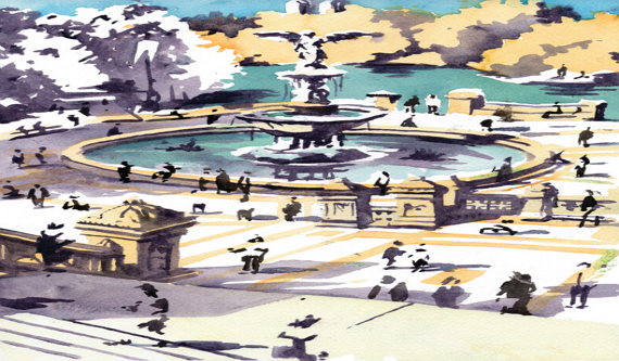 Painting in Central Park with Gavin Snider