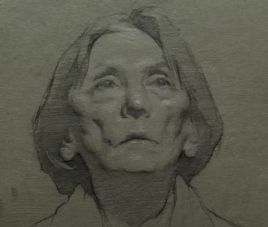 Drawing on Toned Paper (Portrait Drawing)