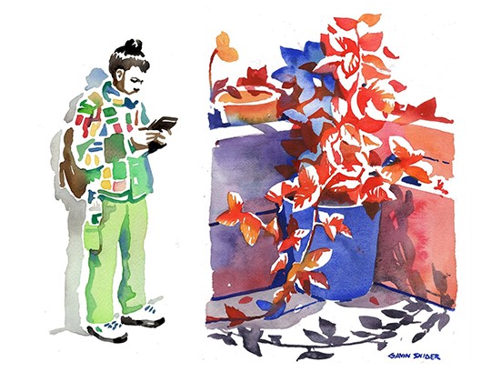 Instructed Watercolor