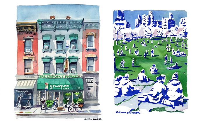 Instructed Watercolor