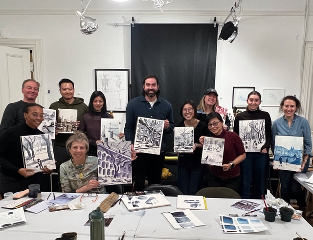 Instructed Watercolor