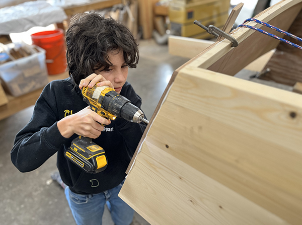 Girls Spring Break Boatbuilding Class