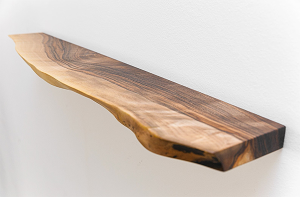 Make a Live Edge Floating Shelf