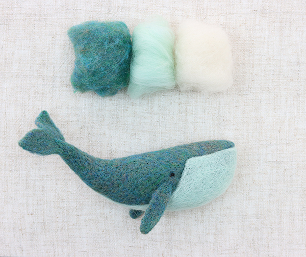 Needle Felting: Right Whale