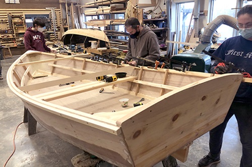 Group/Family Boatbuilding Class Carolina Skiff [Class in NYC] Hudson