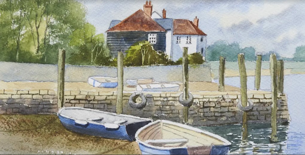 Intermediate Watercolor Landscapes - At the Bay