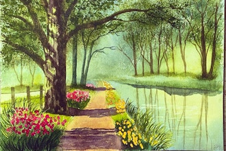 Virtual Watercolor Landscapes the Easy Way - Session 1