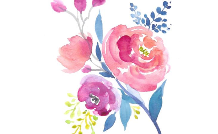 Mother's Day Card Making in Watercolor