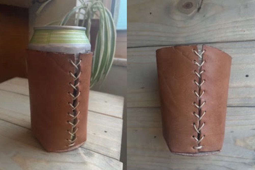 Make a Leather Koozie
