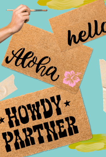 Paint a Custom Doormat