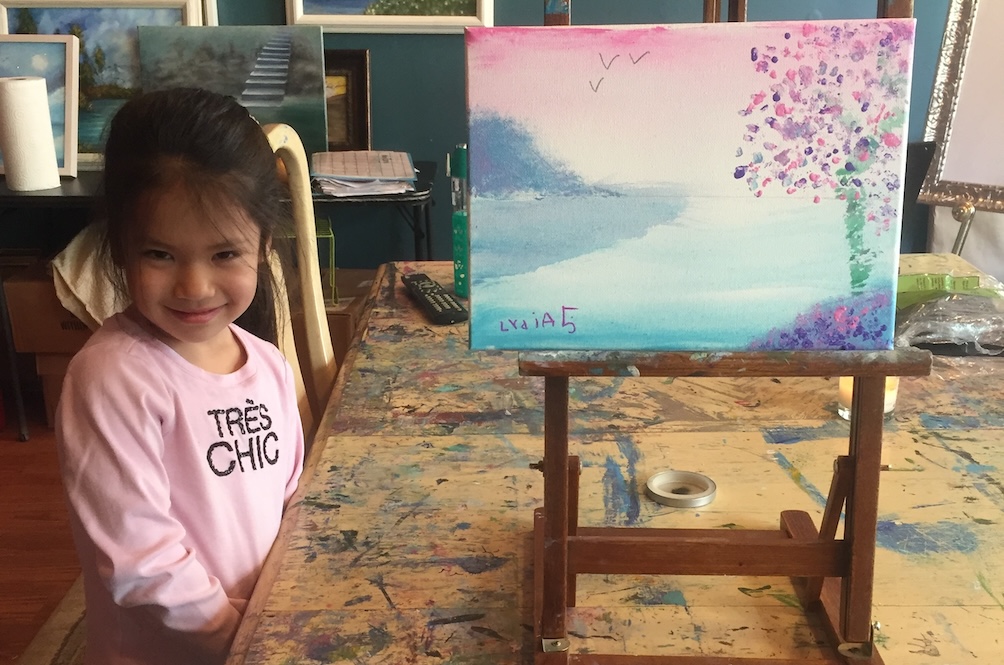 6-Class Program: Little Kids Oil Painting (Ages 5-9)