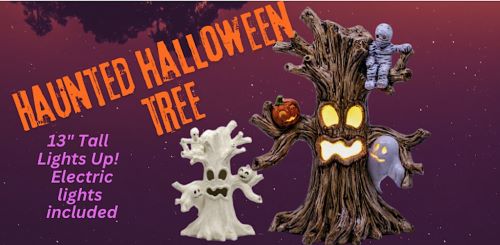 Spooky Halloween Lights: Family Friendly 3-D Painting