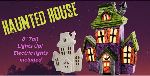 Spooky Halloween Lights: Family Friendly 3-D Painting