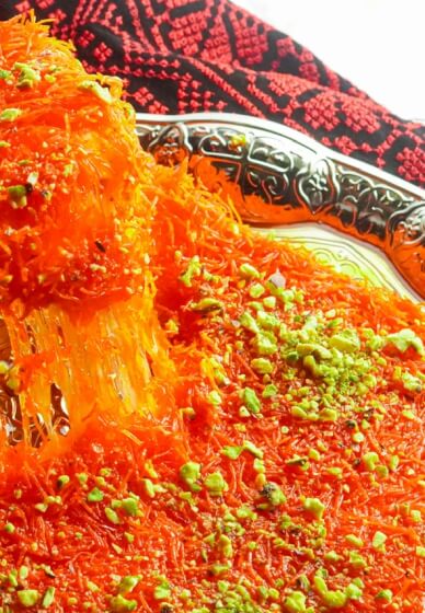 A Palestinian Dessert Making Experience: The Art of Knafeh