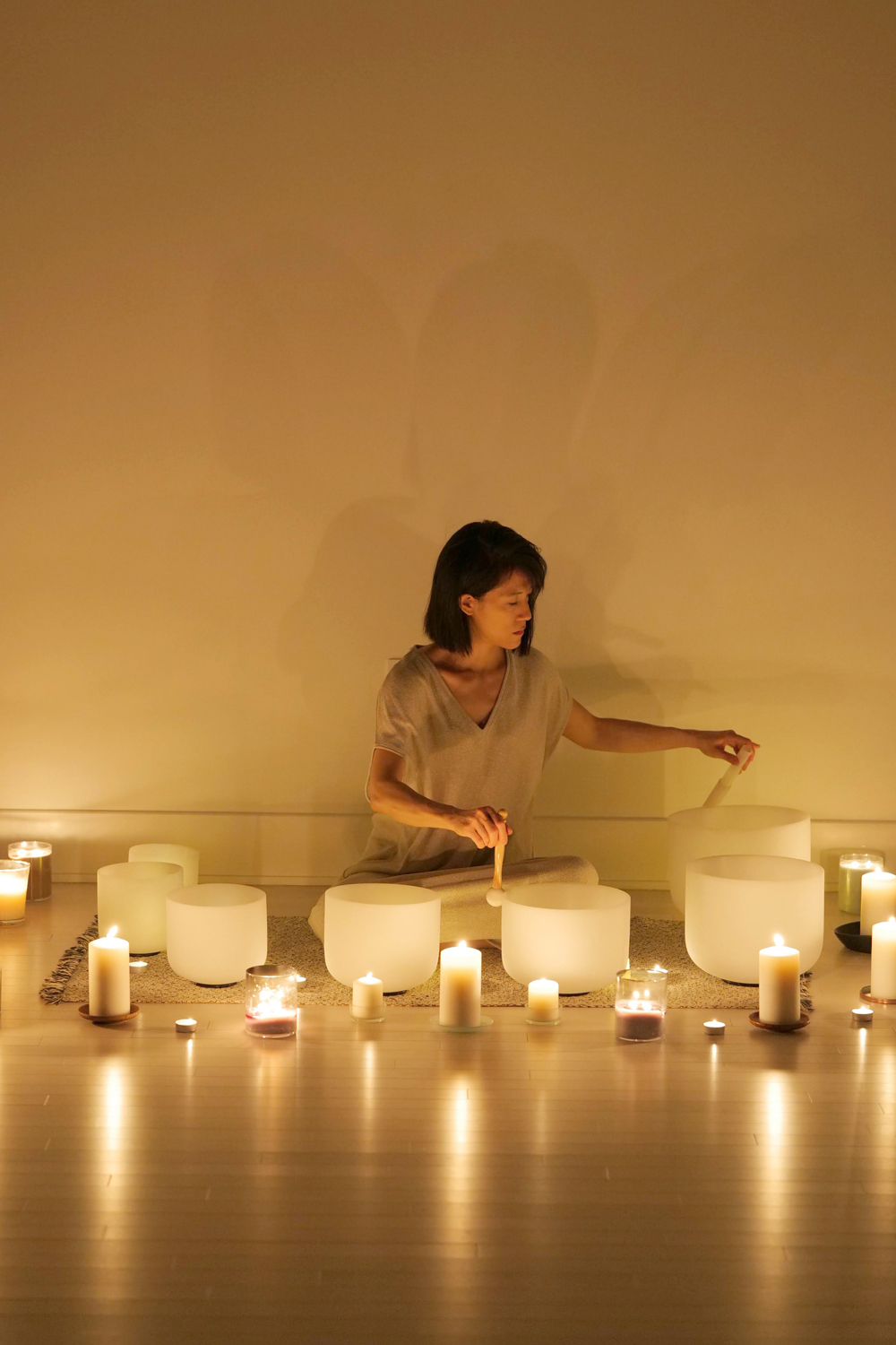 Candlelight Yoga, Sound Bath and Tea Ceremony