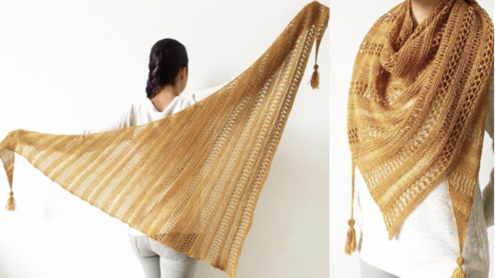 Stormy Sky Shawl