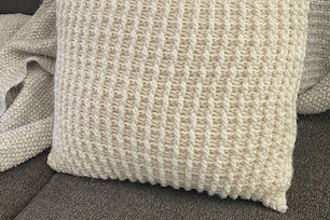 Crochet Sampler Pillow