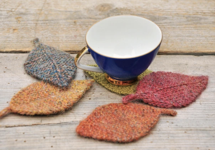 Sip N' Stitch: Knit Autumn Leaves