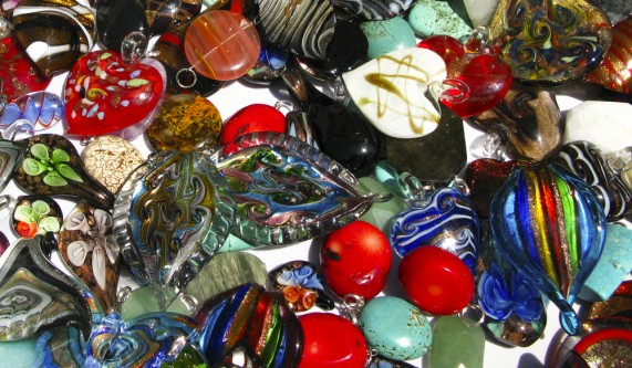 Mini-Mosaic Jewelry - Jewelry Design Classes Los Angeles 