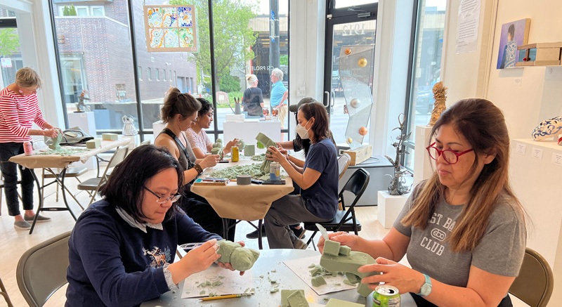 Carving Foam Sculptures Workshop | Sip & Sculpt